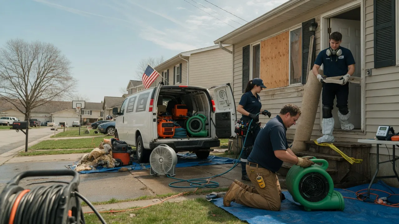Water Damage Restoration in Sparta, OH near me